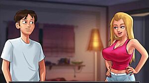 Summertime Saga - Popular Girl And Loser Interaction Roxy Scenes