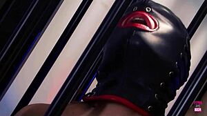 Naughty Brunette Breaks Free to Tease Stunning Beauty