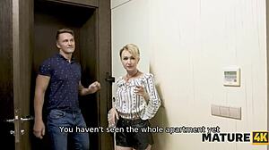 Short-Haired Mature Russian Slams Hard in Pickup