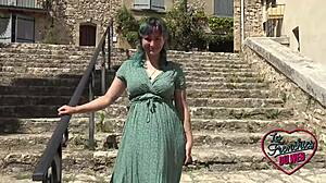 Angelina Takes Care Of Naughty Khala Outdoors