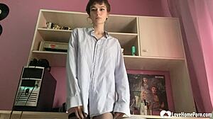 Stockings make every solo session much better with fingering and homemade vibe.