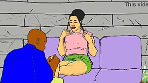 Lonely And Horny The African Nailcutter Cartoon