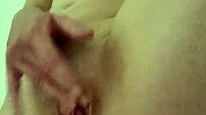 Close up teen 18+ shower with cream running down legs