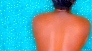 sexy ebony queen gets naked and cums hard on her big ass 😍