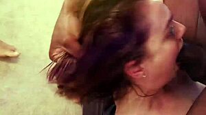 Sophia Burns In 5On1 Rough Sex With Deepthroat And Cum Swallow