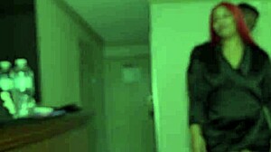 Ebony redbone Vanity Vixen with big booty takes monster BBC from Dante Diggz in Florida hood reality.