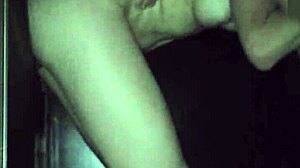 watching my skinny girlfriend eaten at glory hole