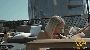 petite blonde housewife sky pierce rides huge cock deepthroat pov orgasm