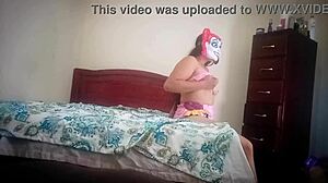 Stepson Fingers Latina's Vagina for Dark Desires