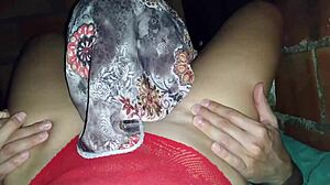 Check out this sexy emo girl in red getting her tight pussy fucked by big cock in homemade video 😏