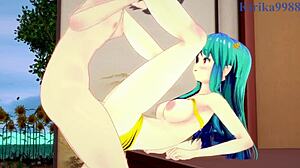 lum from urusei yatsura 2022 has intense sex in hentai