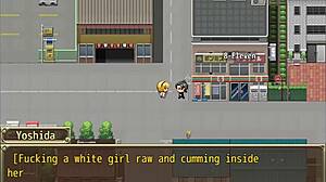 Blonde Heroine Gets Trapped on Beggars' Roof in Farah Adventure