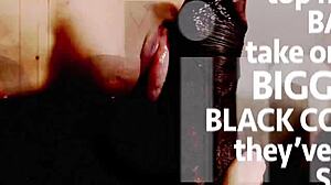 Melissa takes big black cock in ass!