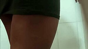 I secretly set up a hidden camera to watch my cute teen niece.