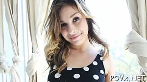 Feel the Passion in Sexy Tiny 18+ Teen's Hardcore Fucking and Orgasm