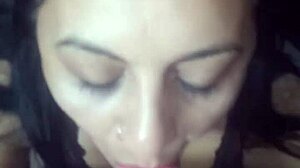 Alone with mother-in-law while husband works, Argentine Latina sex