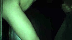 watching my skinny girlfriend eaten at glory hole