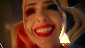 Harley Quinn's Pink Pussy Gets Destroyed By Joker In This Clown Sex Scene