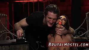 Huge Tits Tourist Excited by Dildo Play