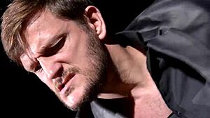 submissive sophia laure spanked ass fucked and gagged by huge cock