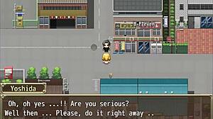 Blonde Heroine Gets Trapped on Beggars' Roof in Farah Adventure