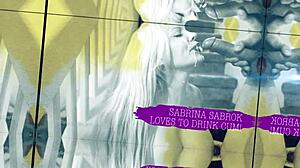 sabrina sabrok gives hardcore anal and sloppy blowjob