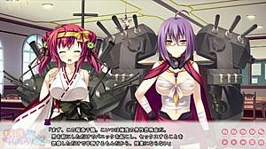 Pretty Girl's Big Boobs Battle In Intense Lovetime Game!