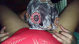 Check out this sexy emo girl in red getting her tight pussy fucked by big cock in homemade video 😏