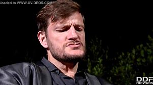 submissive sophia laure spanked ass fucked and gagged by huge cock