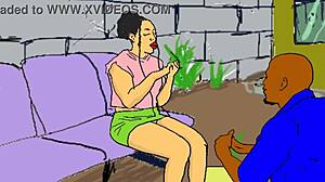 Lonely And Horny The African Nailcutter Cartoon