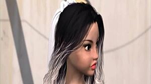 Big tits meet monster cock in 3d hentai