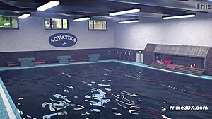 prime3dx poolside milfs animation with monster cocks