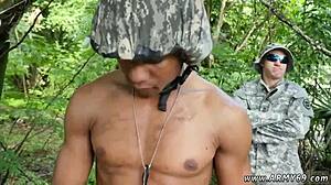 Older Men Engage In Gay Sex In Jungle.