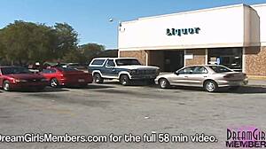 Big Tit Girl Flashes Naked In Tampa.