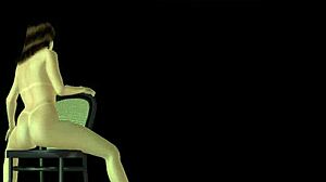 Animated 3D Cartoon Girl Striking Sexy Poses in Various Positions