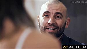 Student Gets Fucked Hard by Teacher and Principal in Classroom