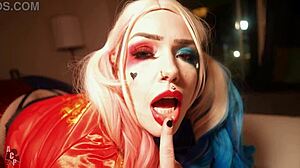 Harley Quinn's Pink Pussy Gets Destroyed By Joker In This Clown Sex Scene