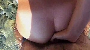 couple has wild anal fucking leading to intense orgasm on sup