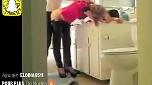 Oh, That Brunette Neighbor Fucks Her Hard In The Kitchen Lingerie!