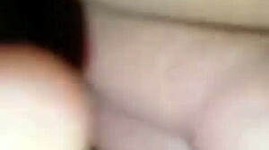 horny hubby intensely fingers wife's pussy and ass