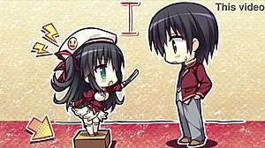 Pretty Girl's Big Boobs Battle In Intense Lovetime Game!