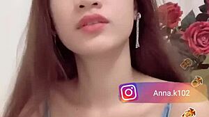 Instagram model Anna K102 reveals her flat chest