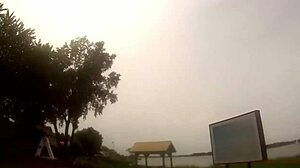 Wife has public sex and gets creampie in the park