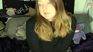 Dildo sucking and pussy play so intense!