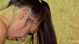 Petite Teen Gets Fucked by Martial Arts Teacher in Slow Motion Blowjob