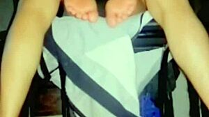 Neighbor fucks me hard when alone, I squirt orgasm!