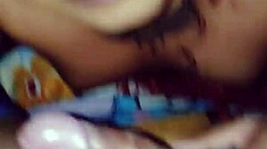 Blonde Shemale Sucks Technician's Cock For Internet Fix