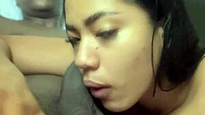 Amateur Couple Plays with Cock Before Fucking