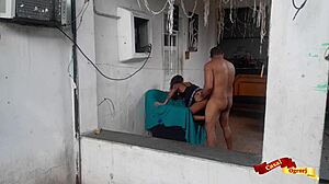 Minha enteada me faz a barba e me da o cuzinho. Gay teen babysitter bareback fun!