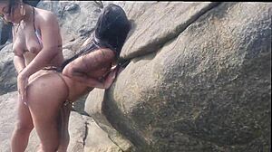 Group Activity On Rio De Janeiro Beach In Brazil